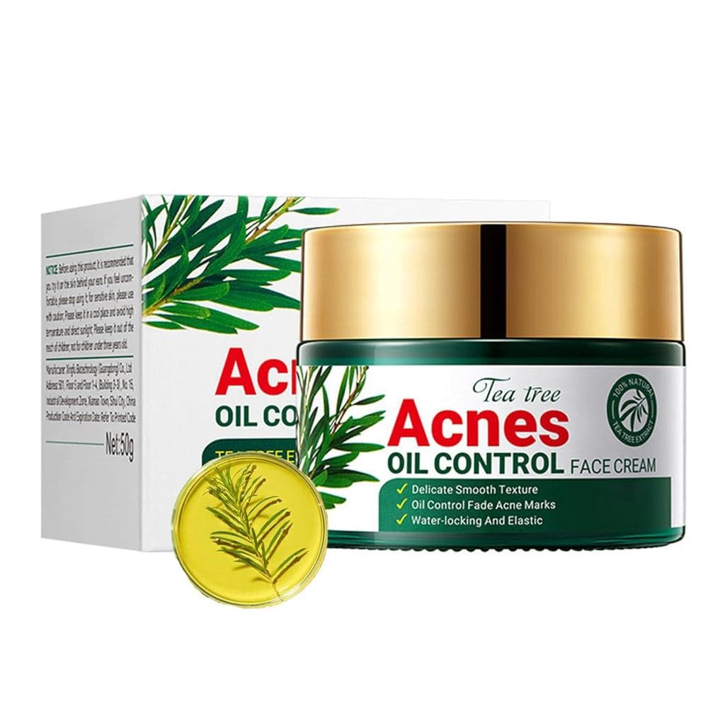 Creme Hidratante para Acne Grospe Tea Tree, Creme para Espinhas e Pele com Coceira, Hidratante Facial para Pele com Tend
