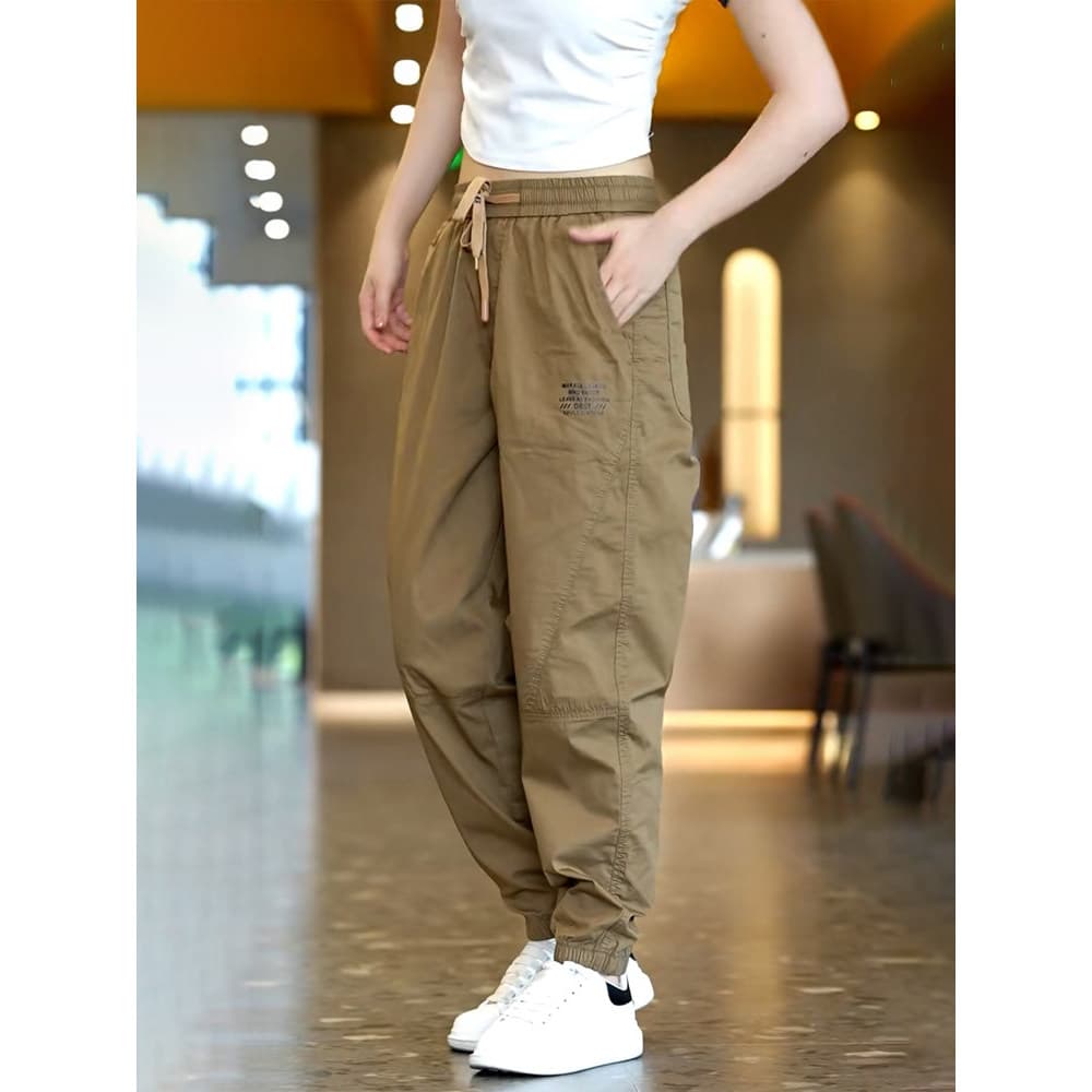Leggings de seda gelo macacão 2026 novo estilo masculino verão estilo fino calças esportivas casuais pequenas calças até