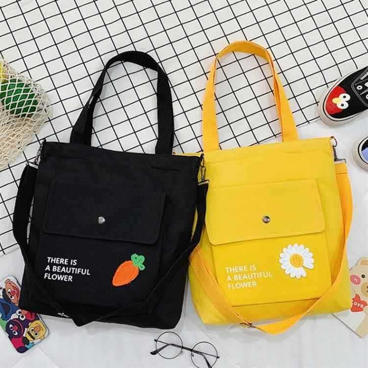 Bolsa de lona impressa novo estilo estudante universitário classe mochila Casual lona portátil bolsa de ombro feminina g