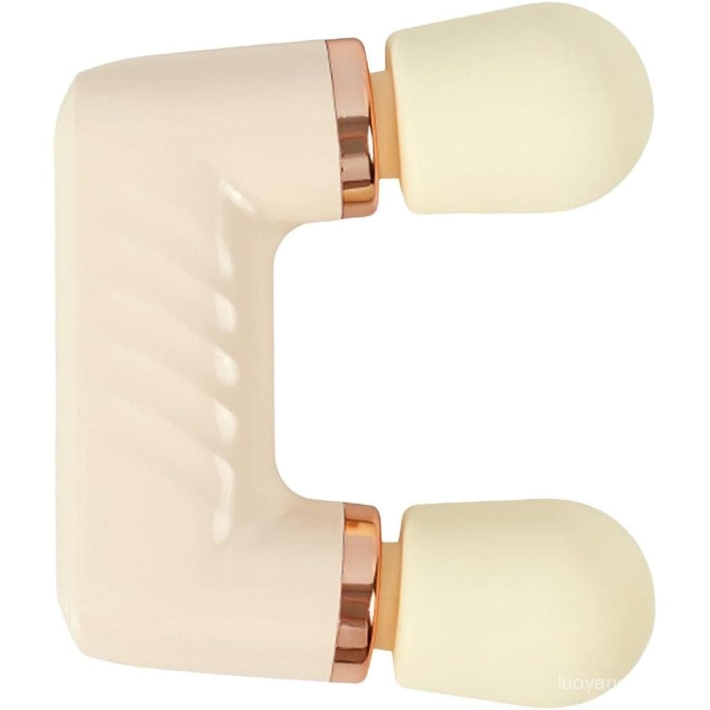 Massageador corporal portátil de percussão, massageador de dupla cabeça, dispositivo portátil de mão, adequado para atle