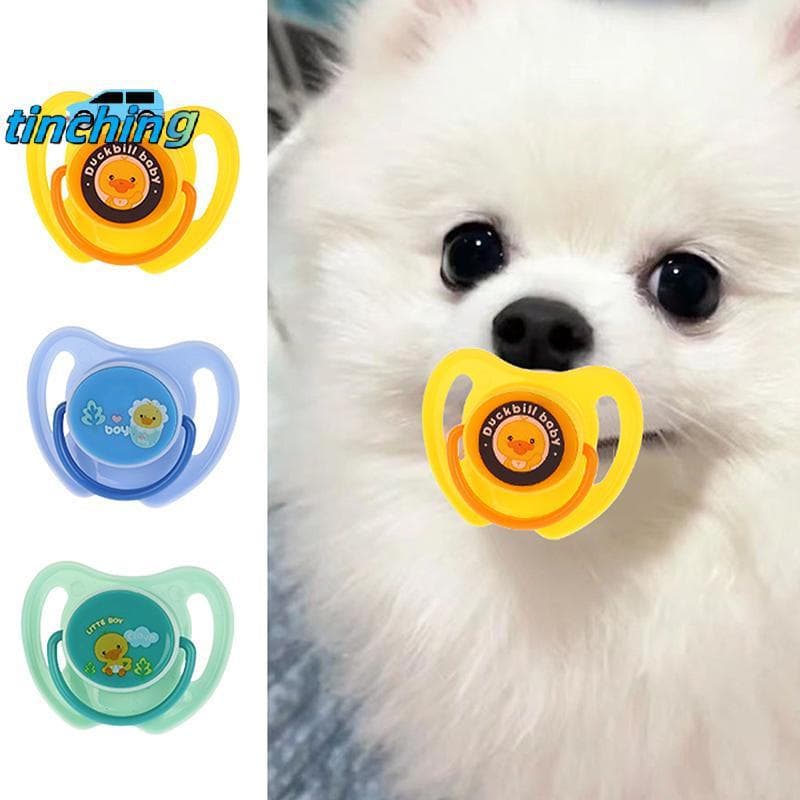 [Tinchigh] Chupeta Prática Para Animais De Estimação , Silicone Macio , Brinquedo Molar Cães , Durável , Resistente À Mo