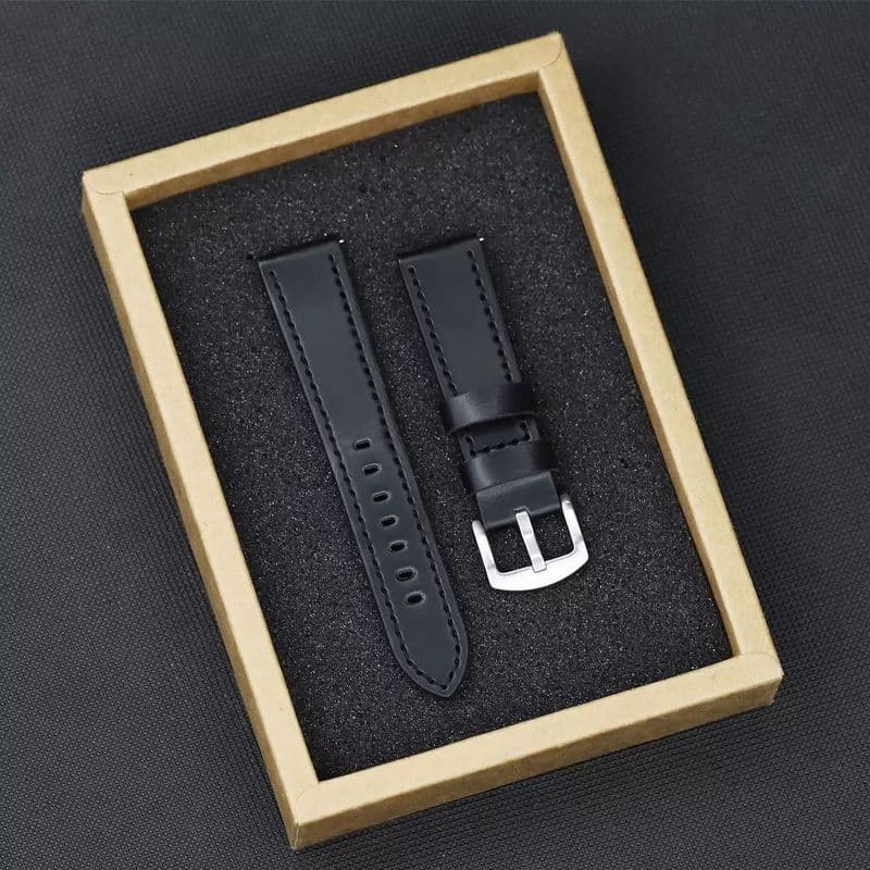 [Alça] Alça retrô de cavalo louco de alta qualidade adequada para tamanho de 20 mm/22 mm de alta aparência com fivela de