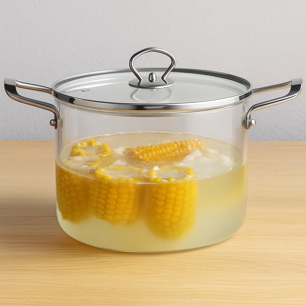 Panela De Vidro Com Alto Teor De Borosilicato  , Moderna Transparente , Minimalista Tampa Sopa