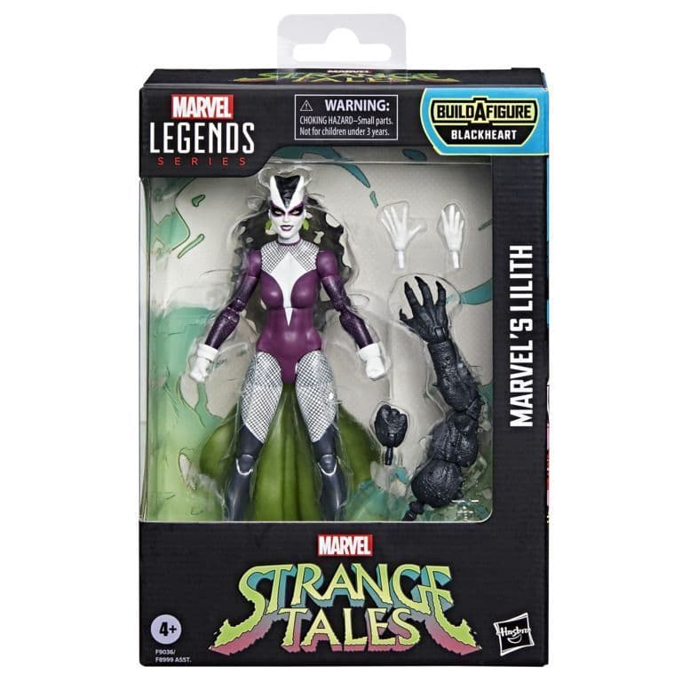 [Hasbro] Marvel Marvel legends Capa de Coração Preto Mãe do Diabo Lírio 20cm Móvel