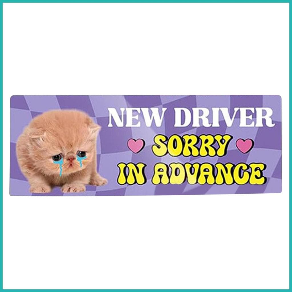 Ímã De Motorista De Estudante Para Carro Desenho Animado Novo Sinal Ímãs De Engraçados Com Design Animal Prática De Cond