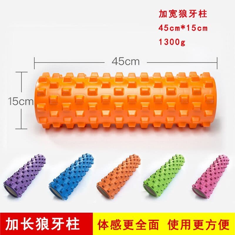 Coluna de Yoga Mace rolo de espuma oco fino bezerro músculo relaxar rolo de massagem Fitness iniciante endurecido