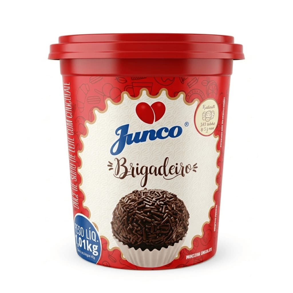 Brigadeiro Pronto Para Enrolar Sabor Chocolate Potão com 1.01Kg Rende até 200 docinhos - Torne sua Festa mais pratica !