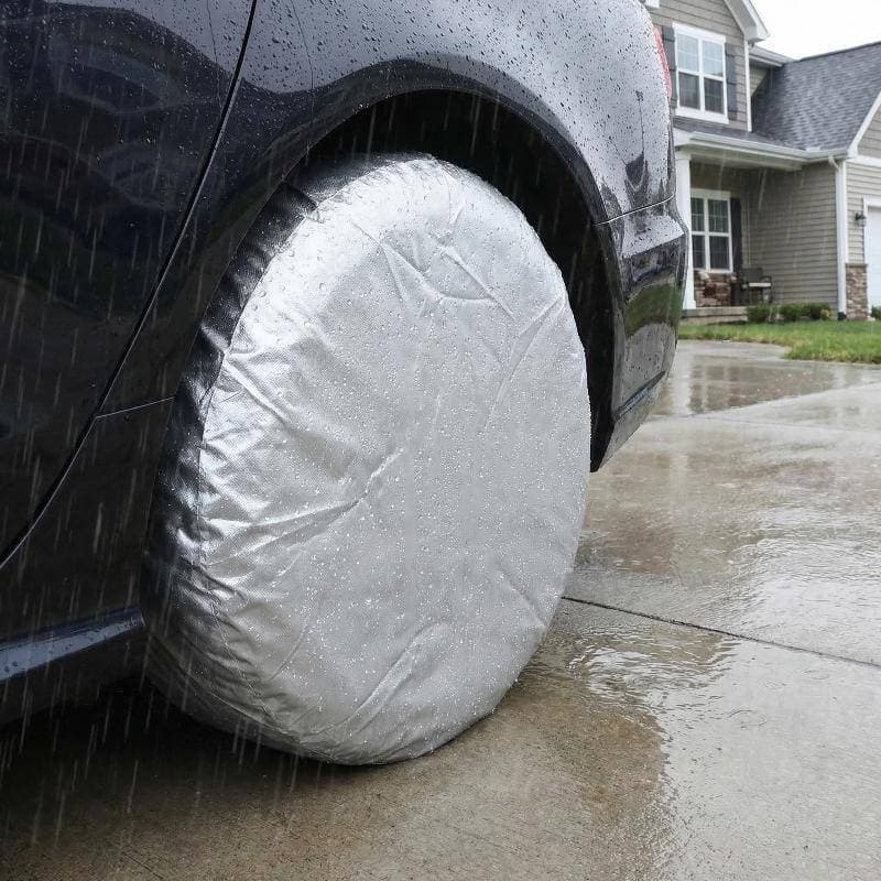 Capas Universais Para Pneus De Roda , À Prova D'água , Material Oxford , Proteção Solar De Poeira , Trailer De Carro , R