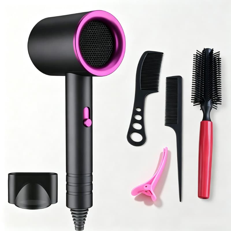 Secador De Cabelo Silencioso Super Sônico Magnético 110V
