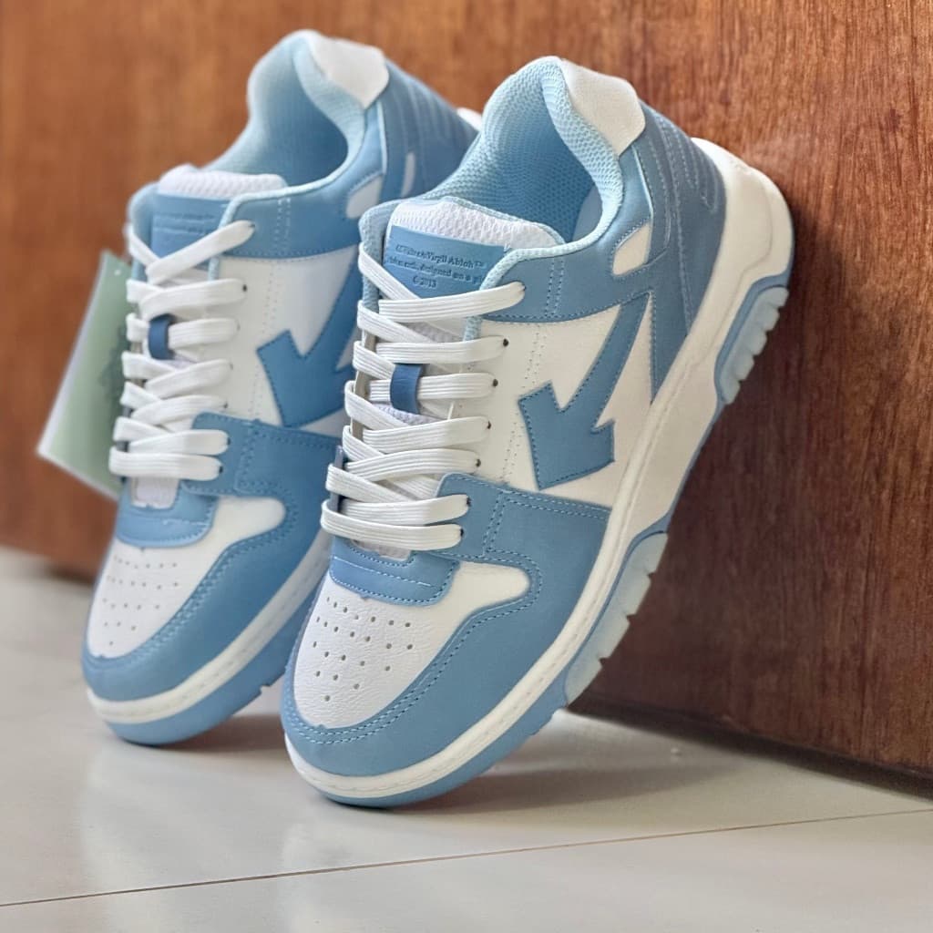 Tenis Off White Azul Unissex Lançamento 2026 Masculino e Feminino