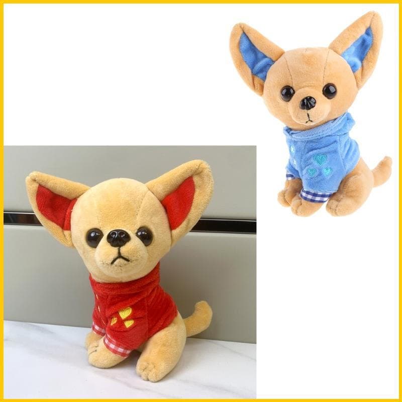 Sol Brinquedo Pelúcia Do Bebê Macio Novidade Chihuahua Bonecas Aniversário Para Recheado Natal Dos Desenhos