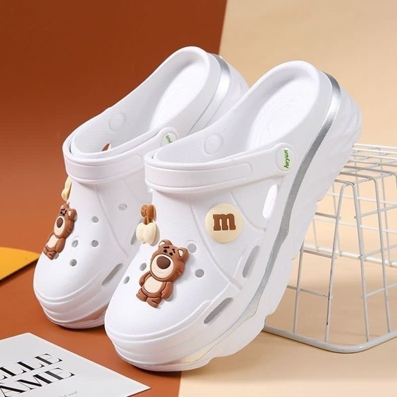 2024 verão novo estilo mais vendido de alta qualidade EVA senhoras sandálias de sola grossa antiderrapante sapatos de pr