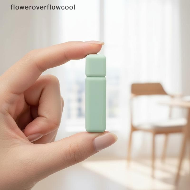 Recipiente Vazio Recarregável Para Esmalte Labial , 1 Peça , 5ml , Tubo Quadrado Fosco De Brilho Pintura Cosmética DIY ,
