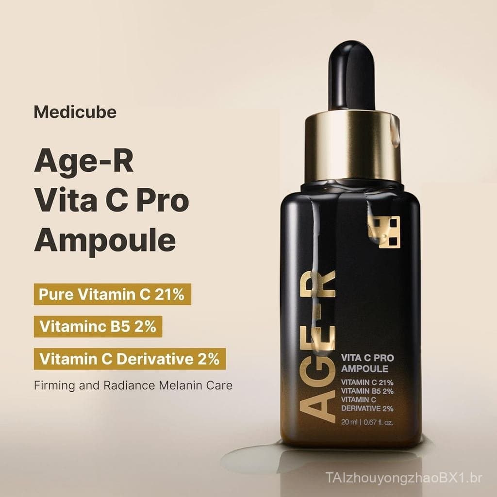 Ampola Medicube Age-R Vita C Pro - Sérum de Vitamina C para Pigmentação, Tom de Pele Irregular e Hidratação - Aumenta a