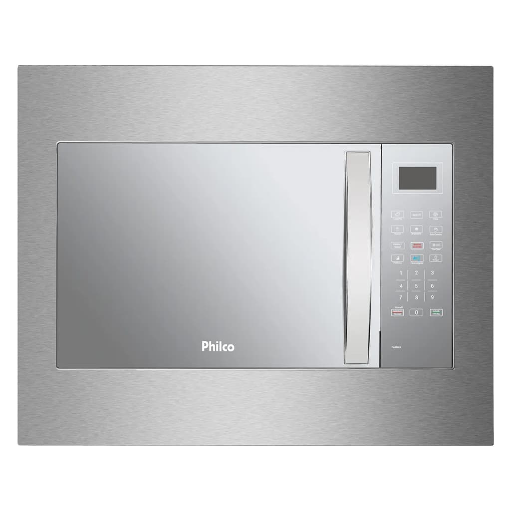 MICRO ONDAS DE EMBUTIR 127V 34L PHILCO ESPELHADO 1400W PMB34EB