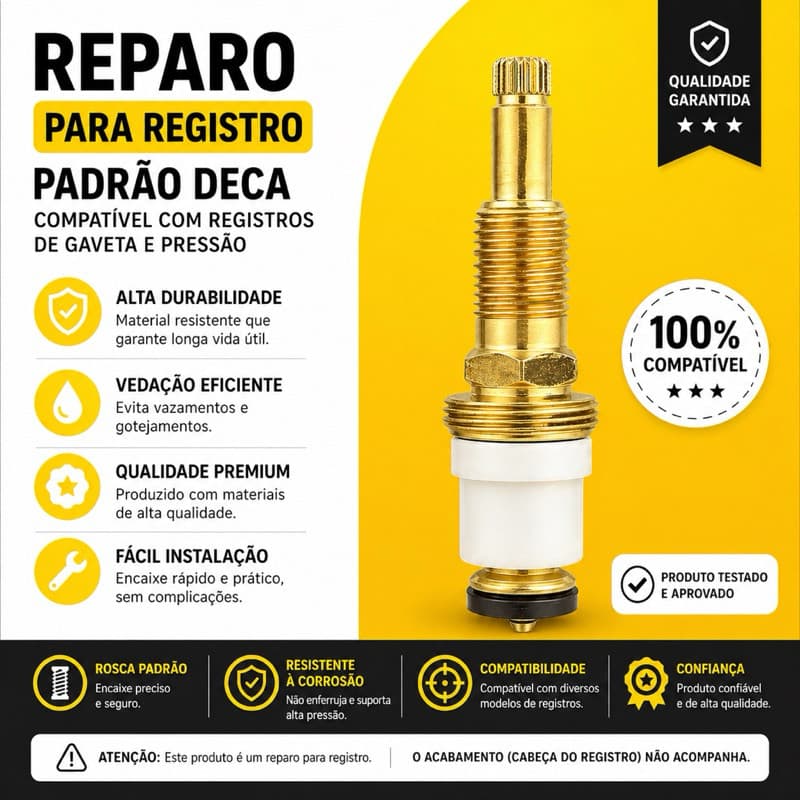 Reparo Deca Para Registro 16 Estrias