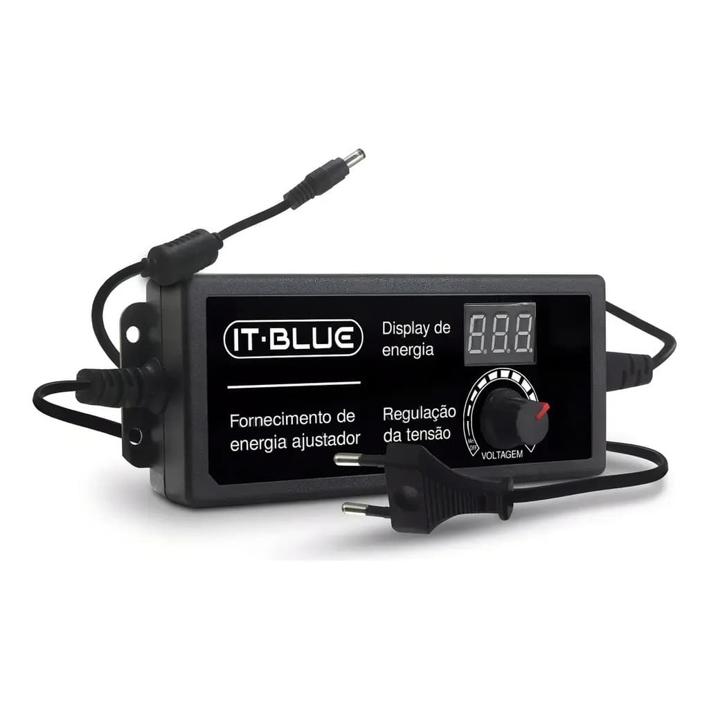 Fonte de Alimentação Ajustável Digital 3V a 24V 3A
