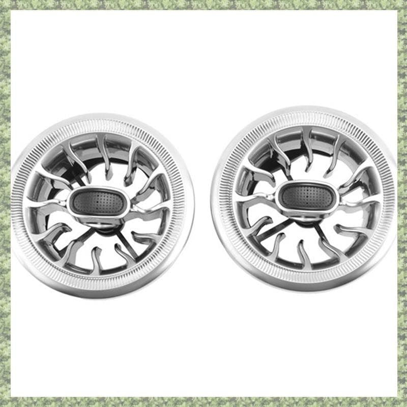 (P X C W) Conjunto de 2 peças de acessórios decorativos para saída de ar condicionado do painel frontal do carro, adequa