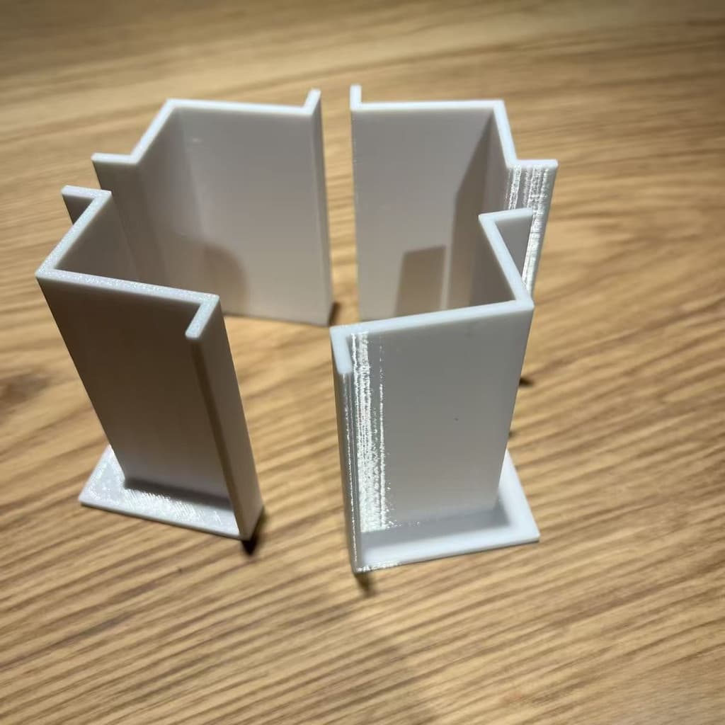 Molde de Silicone Invertido para Caixa Suspensa para Decorações de Mesa Artesanais, Molde para Fundição de Resina para O