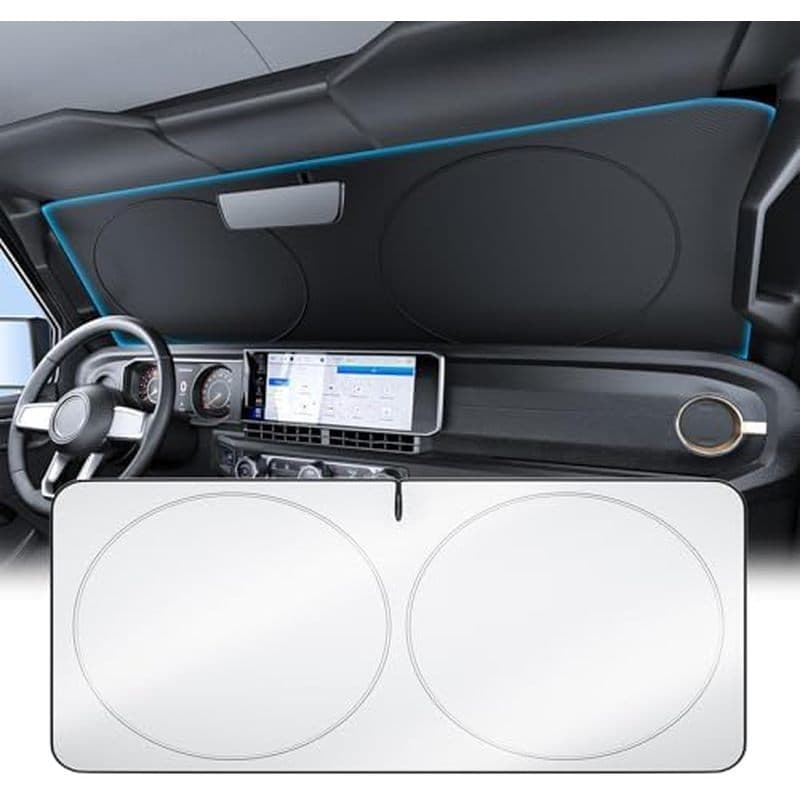 Wigoo Para Pára-Brisa Nissan Sentra [Design OEM , 100 % Bloqueio Solar] Protetor Dobrável Com Isolamento Térmico Bolsa D