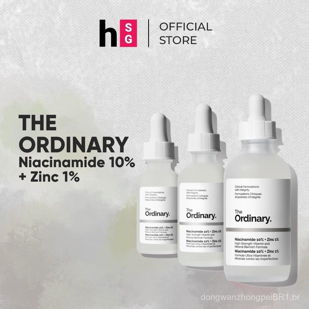 THE ORDINARY Niacinamida 10% + Zinco 1% - 30ml/60ml/120ml [Novo!]