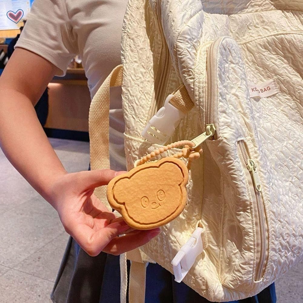 Chaveiro Fofo Com Porta-Moedas Butter Bear-Fácil De Transportar