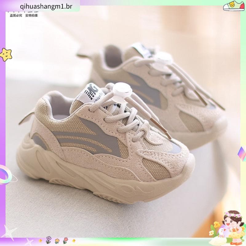 Sapatos esportivos para meninos primavera outono novo estilo crianças papai sapatos femininos bebê Casual tênis de corri