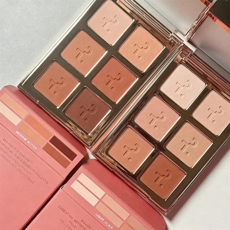 Paleta De Olhos Essencial De Edição Artística De 6 Cores-Sombra Nude Fosca Profissional Para Maquiagem Diária Natural ,