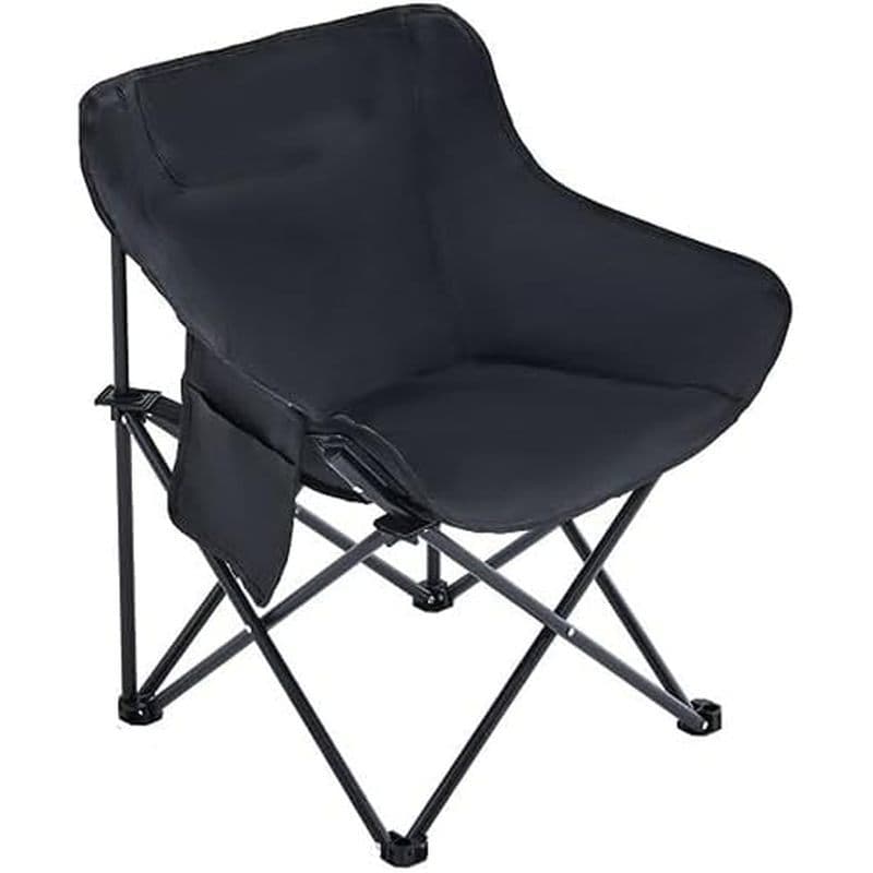 Cadeira De Acampamento Portátil-Cadeiras De Mochila Dobráveis Para Serviços Pesados , Leve Embalável E Dobrável Resisten