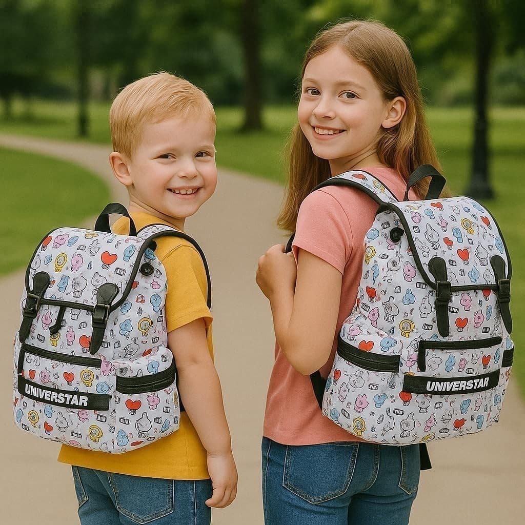 Mochila Costas Trabalho Bolsa Leva Roupa Maquiagem Escola Faculdade Viagem Presente Ursinho Bichinho