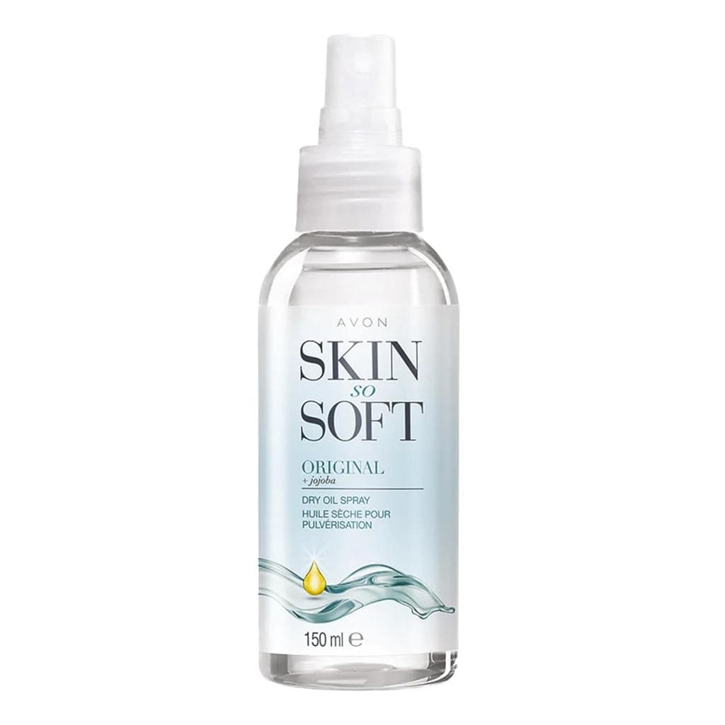 AVON SO SOFT Óleo Seco Original de JOJOBA (5 Fl. oz) Oz) Each – Óleo Corporal e Capilar Leve e Luxuoso, Ideal para Viage