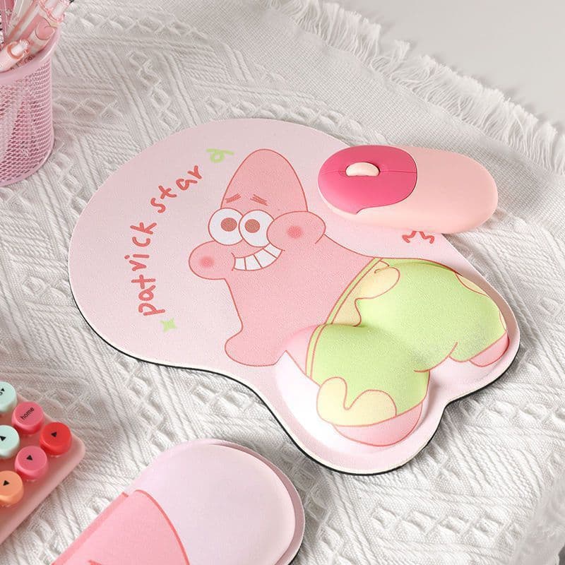 Mouse pad com apoio de pulso de borracha, mouse pad com apoio de pulso de espuma de memória, base de borracha elástica,