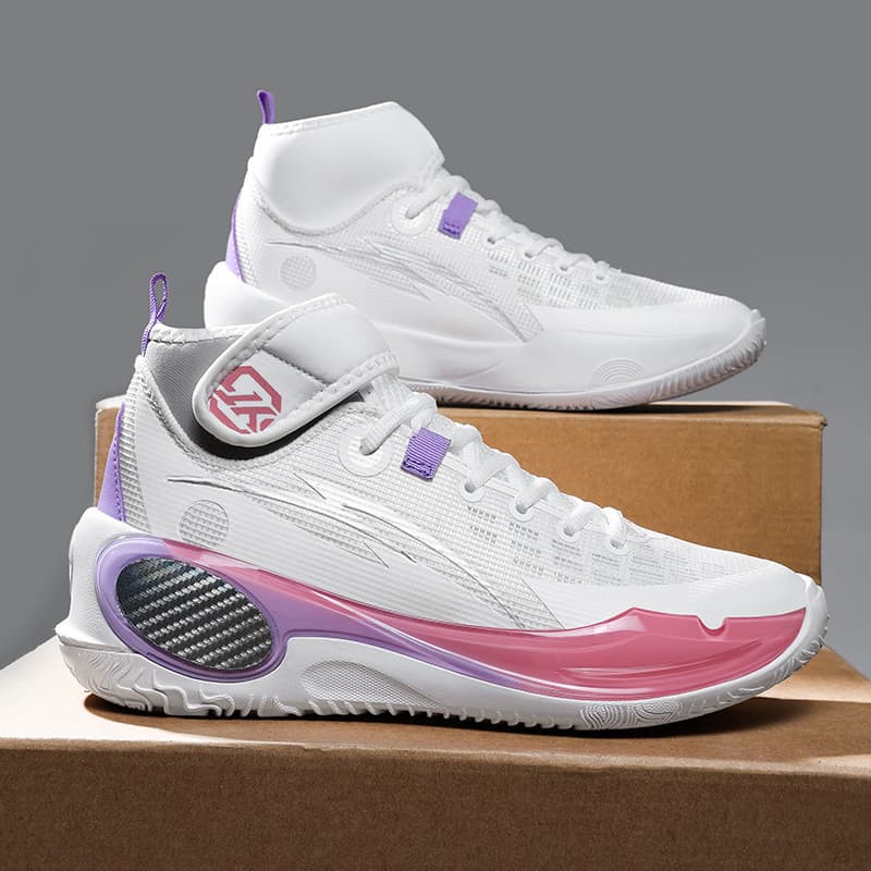 Tênis de Basquete Profissional para Jovens Wade's Way 808V2, Antiderrapante, com Absorção de Impacto, Calçado Esportivo