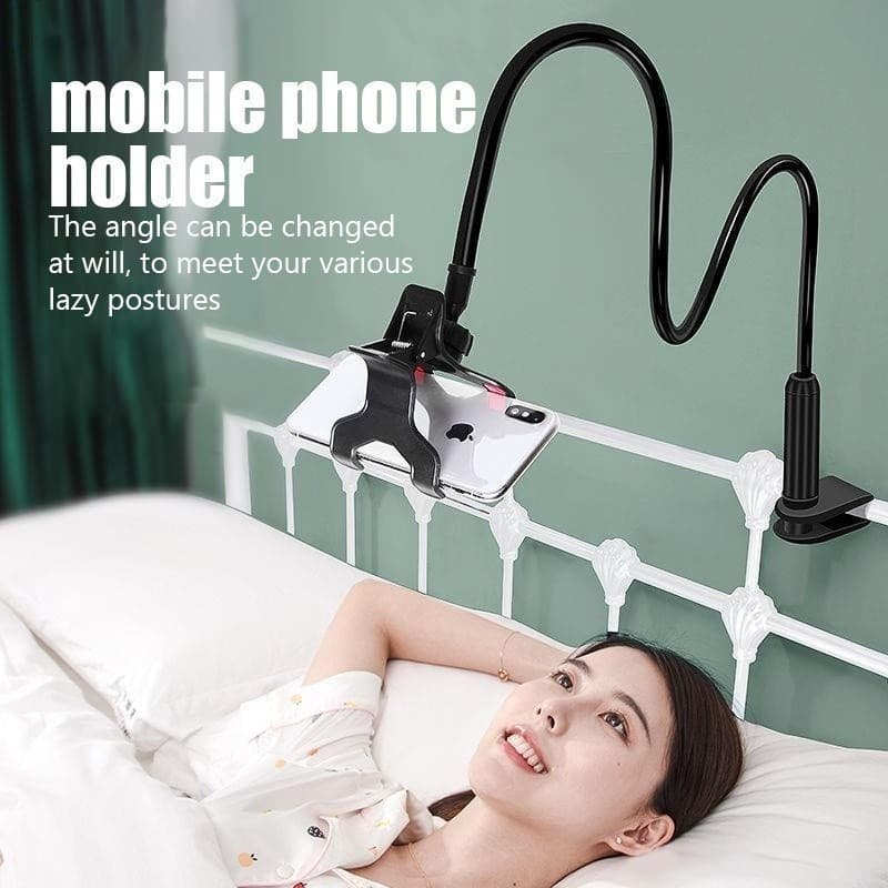 Suporte Para Celular De Mesa Cama Universal Articulável Giratório 360 Suporte De Preguiça Com Garra