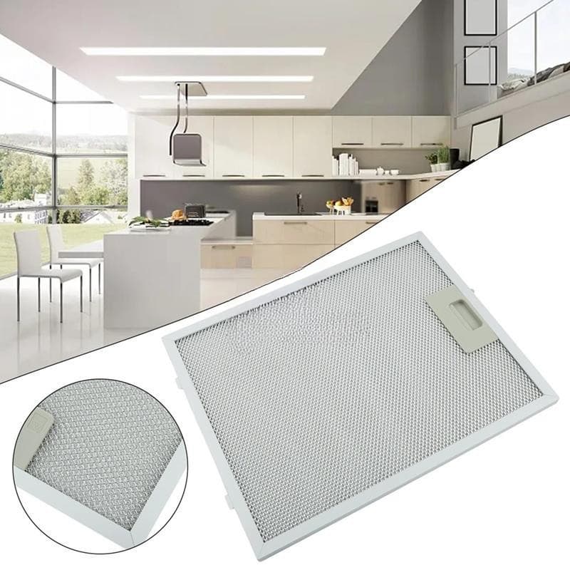 Filtros para Exaustor, 2 Peças, Extrator de Malha Metálica, Filtro de Ventilação, 320x260mm, Exaustores de Cozinha FWTN