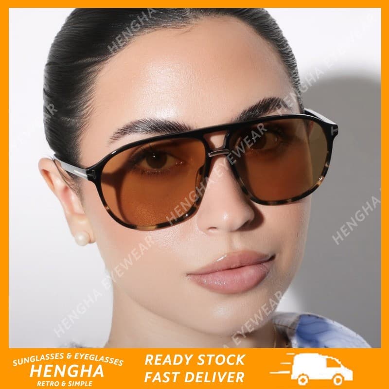 (HENGHA) Óculos De Sol Grandes E Elegantes Premium Euro-American Nova Chegada Retrô Unissex , UV400 Para Homens Mulheres