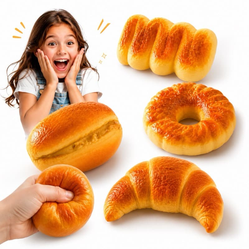 Pão Macio e Fofo, Colecionável, Presente Criativo com Aroma
