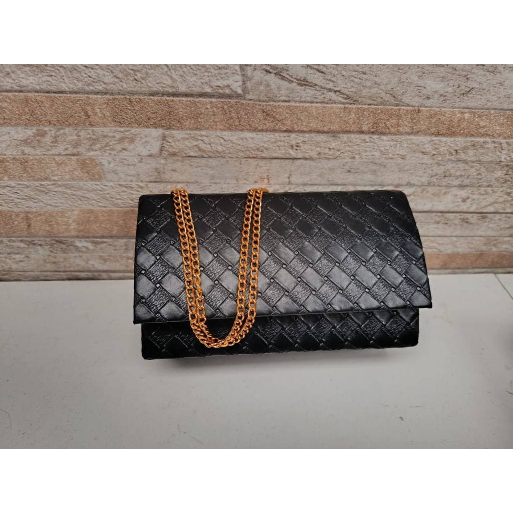 Bolsa  Feminina Luxo  em Couro PU Trançado Elegante Casual e Festa