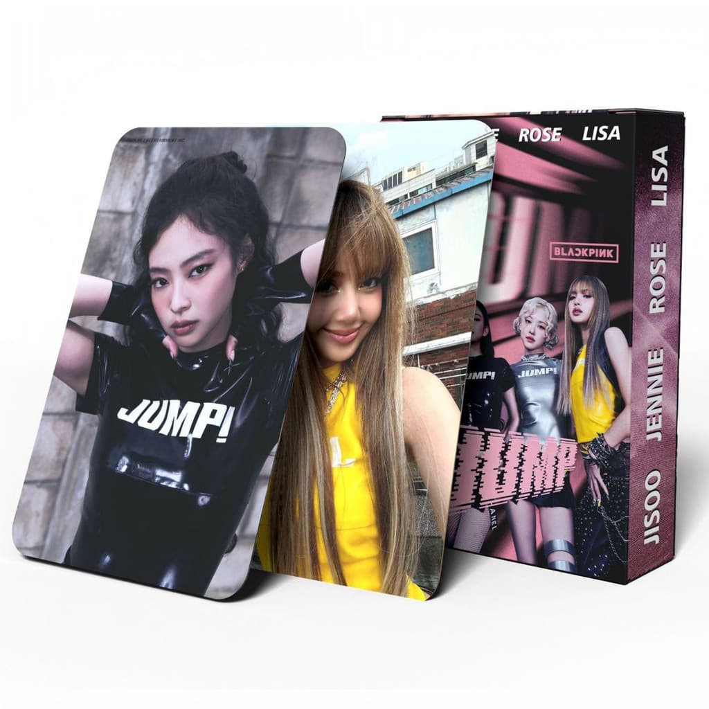 Cartões Fotográficos55pcs/box BLACKPINK 2025 Salto KPOP LOMO Carrinho NUVY