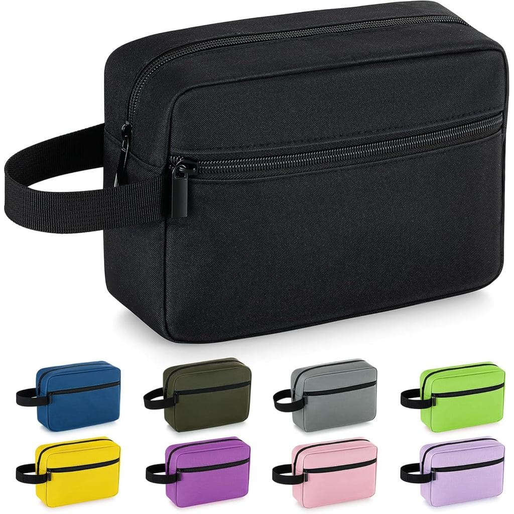 Bolsa de Viagem para Produtos de Higiene Pessoal Eliros para Mulheres e Homens, Bolsa de Maquiagem Leve, Nécessaire Susp