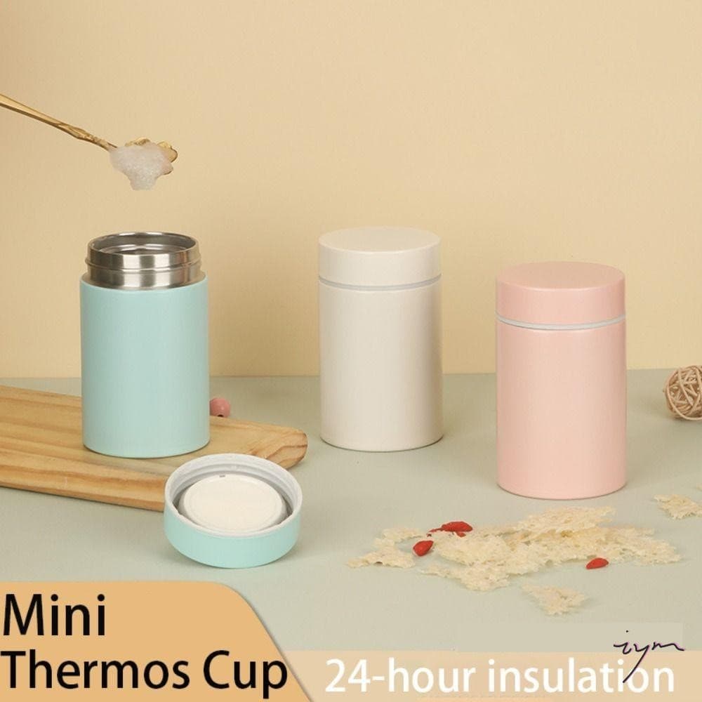Garrafa Térmica Portátil De Aço Inoxidável-Copo De Isolamento Térmico 260ML Bonito Mini Presente De Bolso