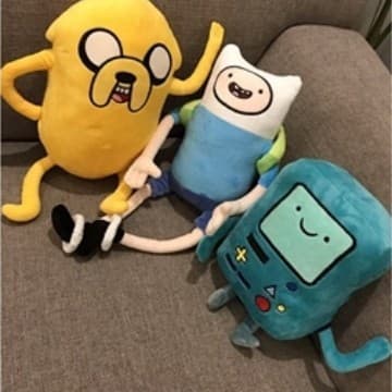 Brinquedo de pelúcia Po de Adventure Time, computador antigo, brinquedo de pelúcia transfronteiriço, presente de anivers