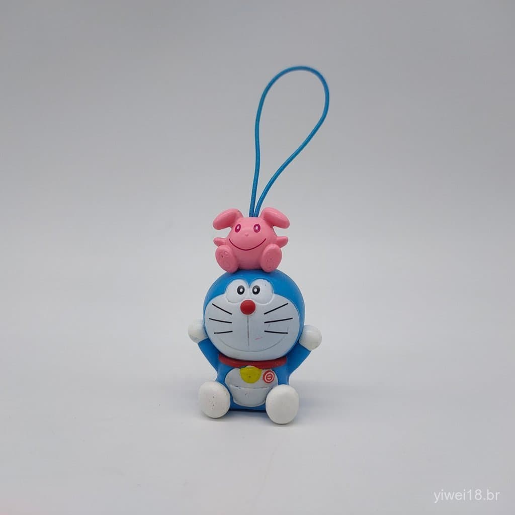 Popular 2025: Boneco de Anime Doraemon Solto, Modelo de Figura, Chaveiro de Mochila, Brinquedo Infantil KSVJ