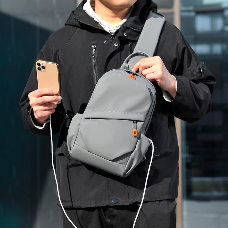 Nova Bolsa de Peito Masculina – Mochila Casual de Verão, Transversal e de Ombro Único, Moderna