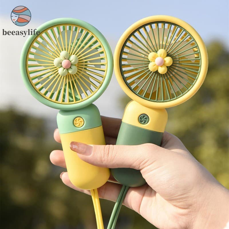 Mini Ventilador Portátil De Frutas-Bonito De Desenho Animado Para Estudantes