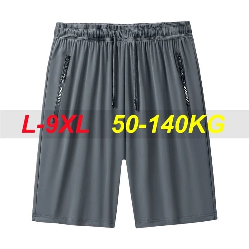 Shorts Esportivos Masculinos Plus Size para Treino de Verão, Secagem Rápida e Refrescantes