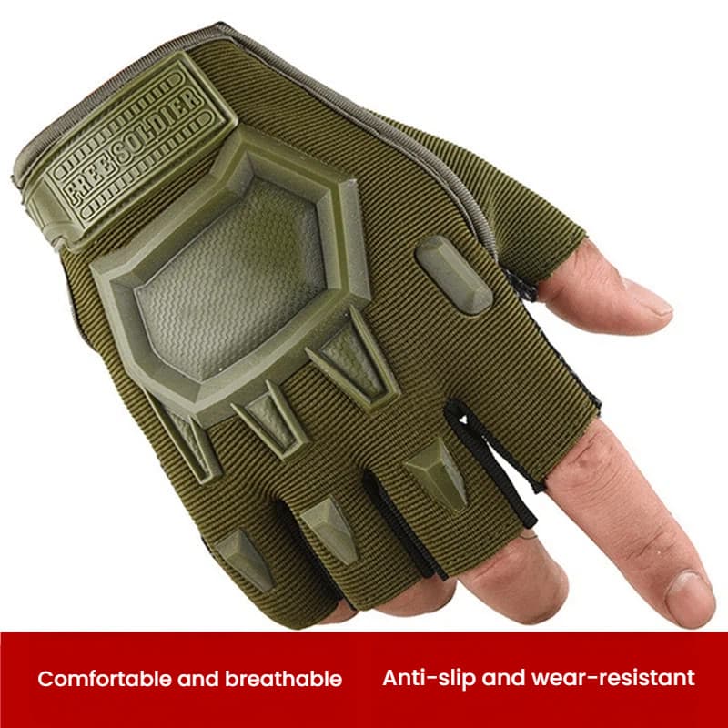Luvas de meio dedo masculinas ciclismo ao ar livre ciclismo esportes antiderrapante resistente ao desgaste