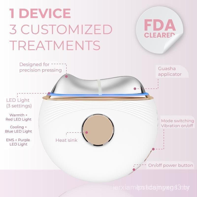 Riki Sculptress - Ferramenta Elétrica de Raspagem Facial - Ferramenta de Escultura Facial 6 em 1 com Função de Aquecimen