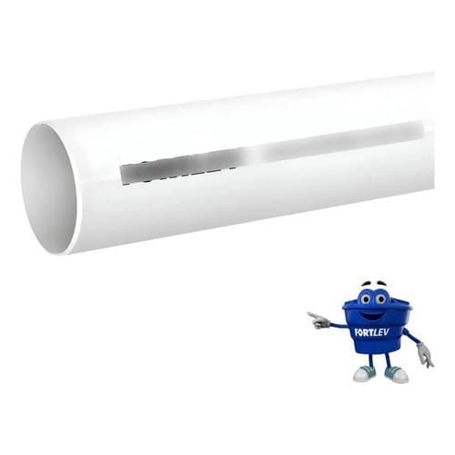 Tubo Cano Pvc Esgoto 75mm - 95 Cm Fortlev
