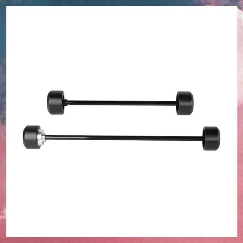 (Rjqx) Para GSX-8R 8S Motocicleta Frente Traseira Barras Do Eixo Da Roda Crash Slider Protetor Hub Guarda